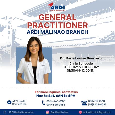 ardi malinao reviews|Ardi Health Center .